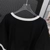 Women's Plus Size Slimming Loose Fit Mid-Length Short-Sleeve Round Neck T-Shirt