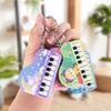 Chaveiro Mini Piano de Mesa Fofa Máquina de Jogo Musical Pingente Colorido para Bolsa Brinquedo Educativo Infantil Presente de Páscoa