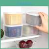 Transparent Double Layer Fresh-keeping Box For Ginger Garlic Onion Storage And Preservation