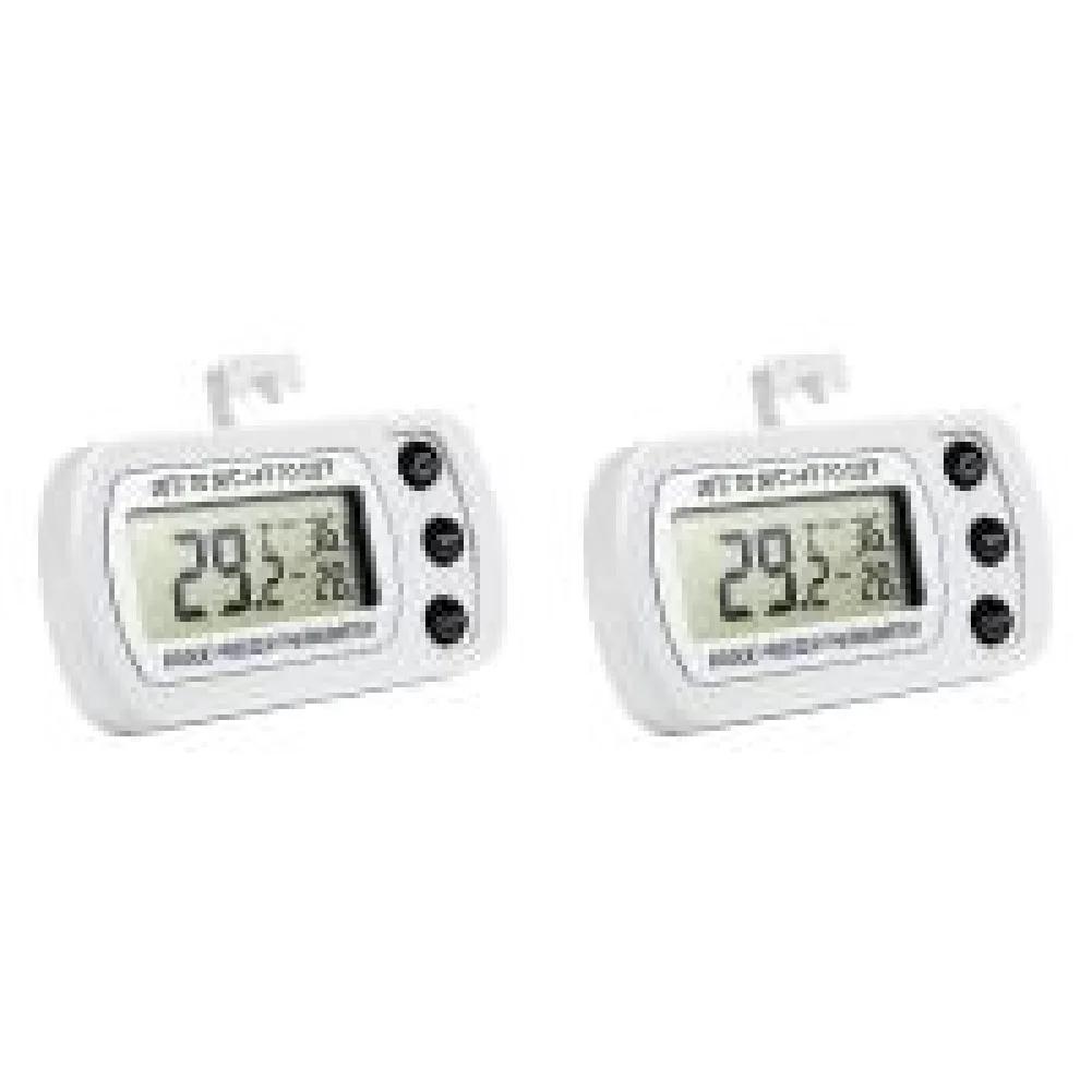 Digital Freezer Room Thermometer with Hook Max/Min Record Refrigerator Thermometer Temperature Monitor Kitchen Gadgets