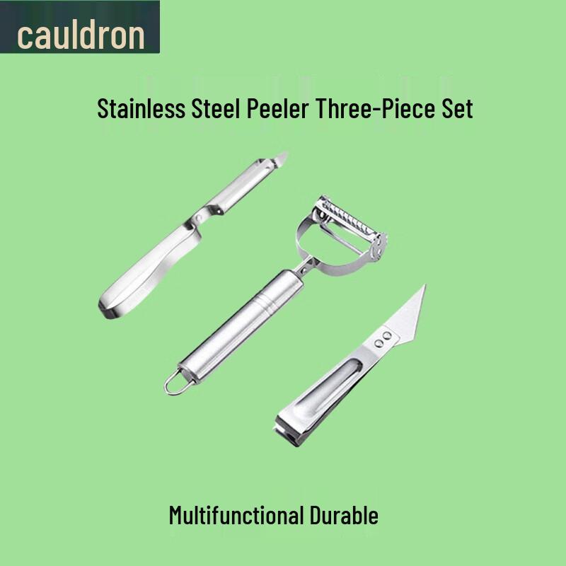 Stainless Steel Multi-functional Peeler Set
