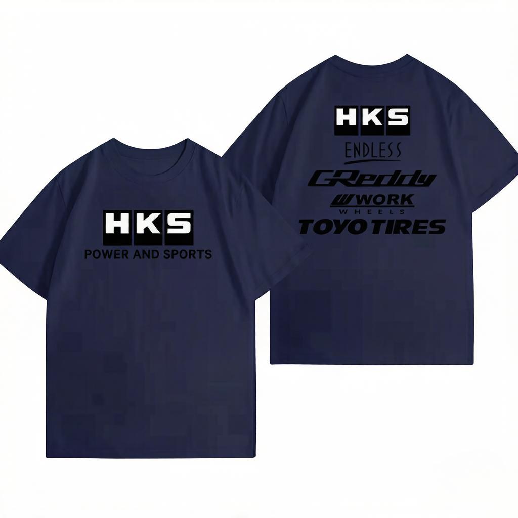 2026 Unisex Fashion Cool Tshirt Japan Jdm Modified Car Hks Endless Tshirt Unisex Unisex Vintage Casual Print Causaltshirt Top