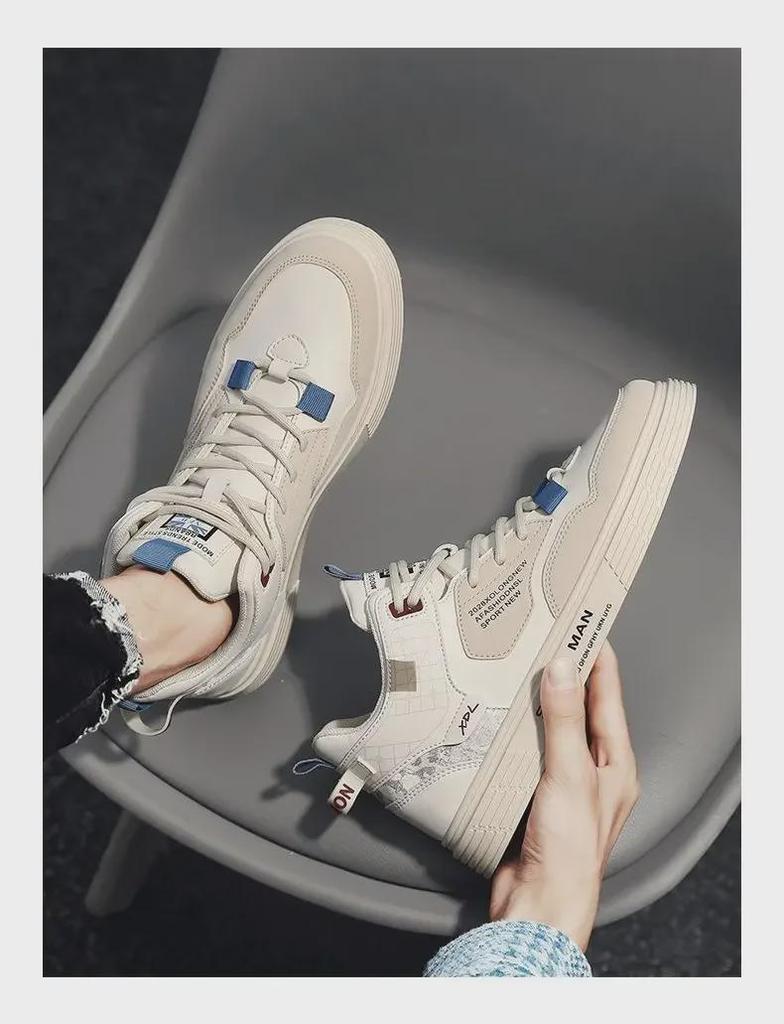 2024 Spring/Summer Men's Trendy High-Top Sneakers: Casual, All-Match Student Footwear