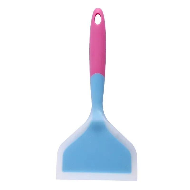 Kitchen Ware Scoops Cooking Utensils Spatula Random Color Silicone Beef Meat Egg Kitchen Scraper Wide Pizza Cooking Tools Shovel