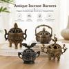 Chinese Style Incense Censer Alloy Fragrance Holder New Incense Burner  Desktop Ornament