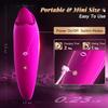 2-in-1 Tongue Vibrator, 30° Massage, 8 Powerful Stimulation Oral Sex Patterns, G-spot Stimulation Clitoral Nipple Vibrator Adult Rose Erotic Products