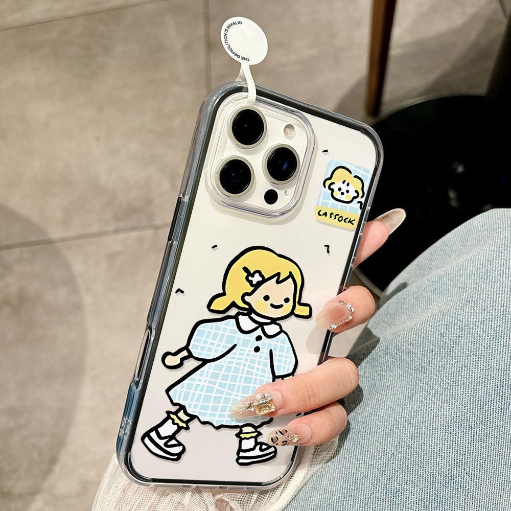 Malovaný kryt na telefon pro iPhone 17 11 12 13 14 15 16 iPhone 17 12 13 14 15 16 Pro 17 12 13 14 15 16 Pro Max  Vysoce kvalitní malovaný zvířecí roztomilý kryt na telefon