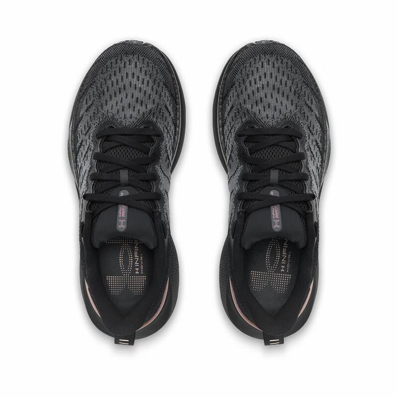 Under Armour Infinite Pro Breeze Mode Bequem Langlebig Niedrig geschnitten Freizeit Laufschuhe Damen Sneaker Schwarz 3027197-002