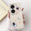 Für Huawei nova 12 SE 2024 Hülle BNE-LX1 Stoßfeste Abdeckung Niedlicher Astronauten-Cartoon Mattes Funda auf Huawei Nova12 SE Quadratischer Schutz