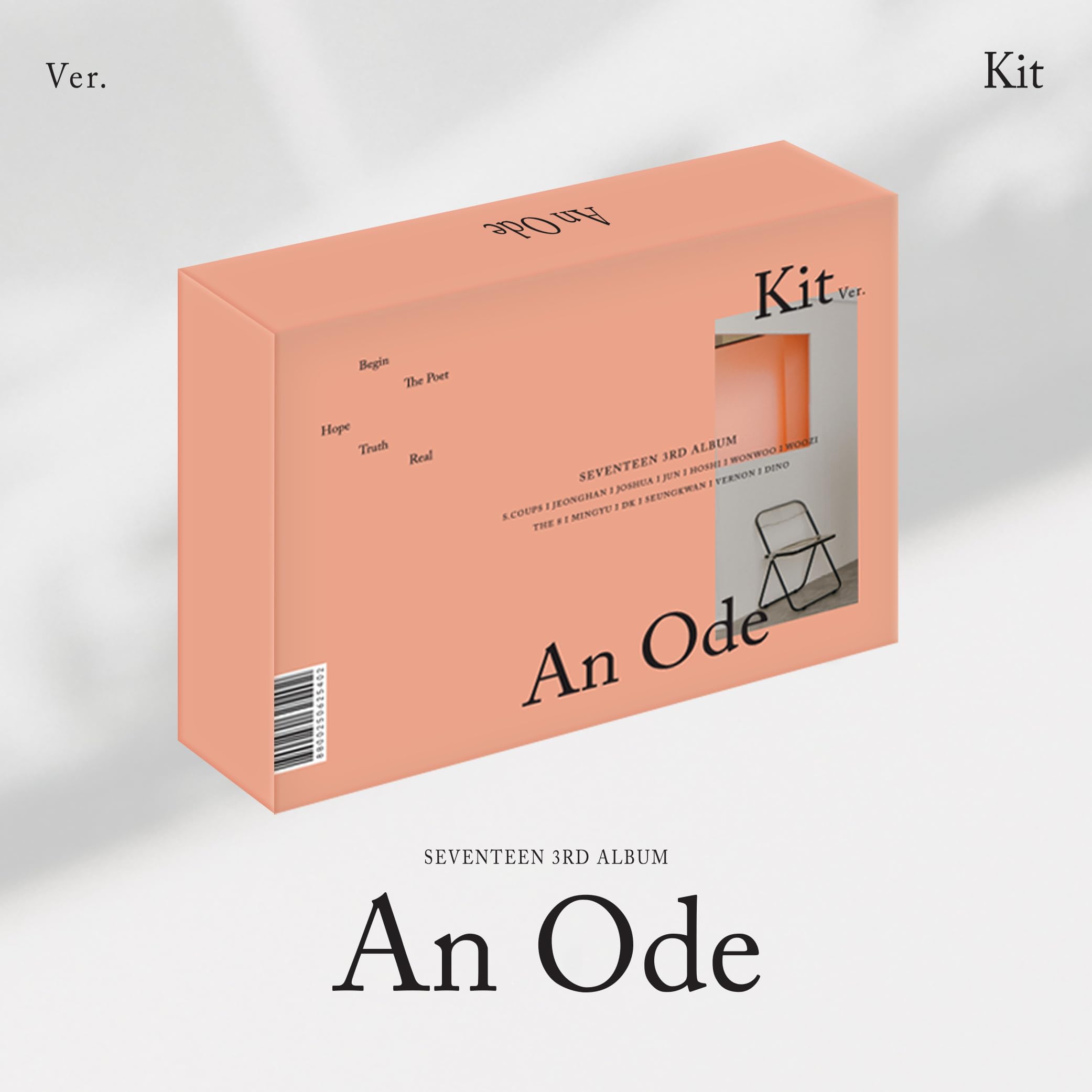 

SEVENTEEN 3RD ALBUM KiT is a digital album and does not include a CD An Ode ver. (Korean version) This (app required)