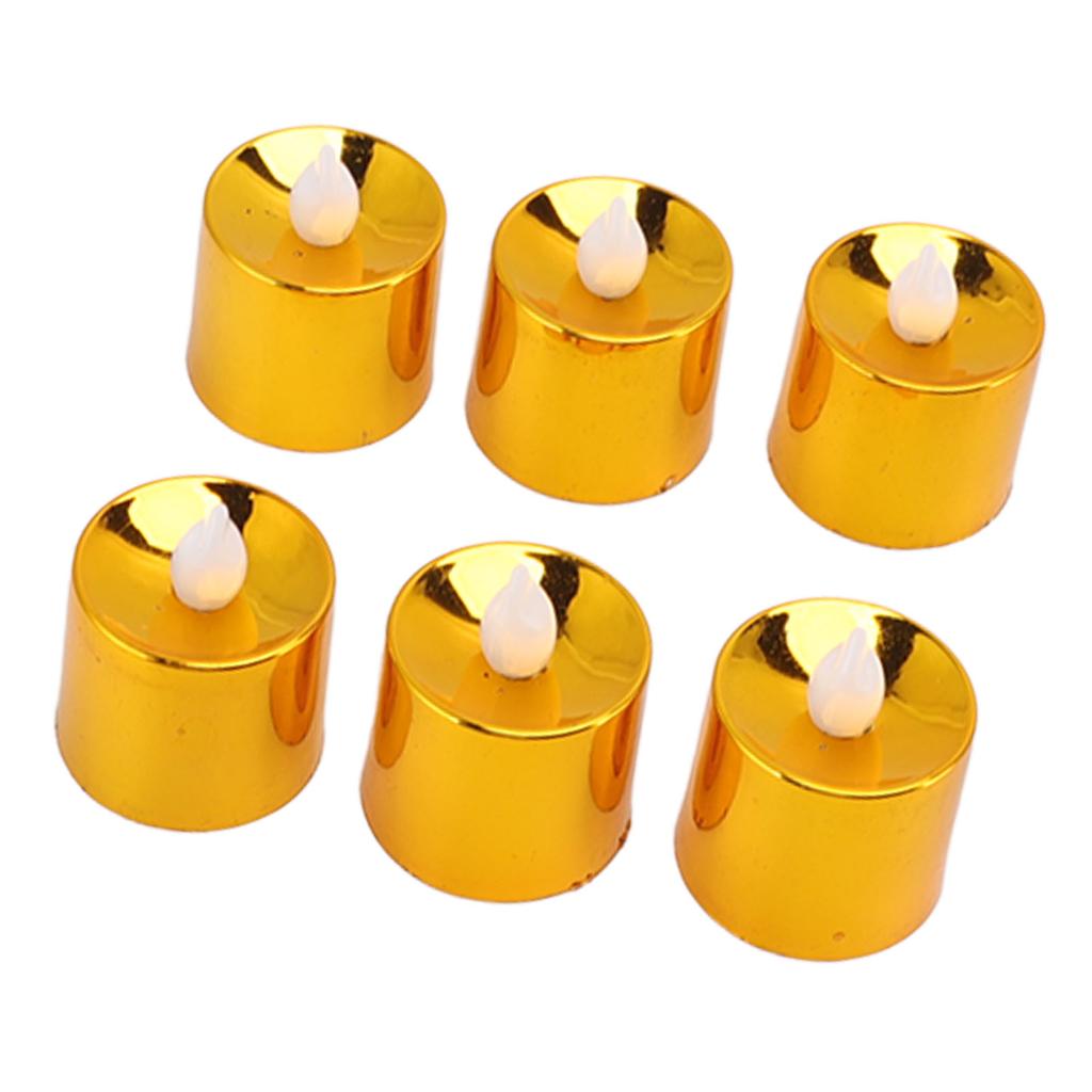 12 Pcs Electrogilding LED Electronic Candle Lamp for Christmas Wedding Birthday Party Home Decor