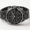Salvatore Marra Ceramic Analog Quartz Rotating Black with Cloth Men's Watch, Waterproof, Bezel,