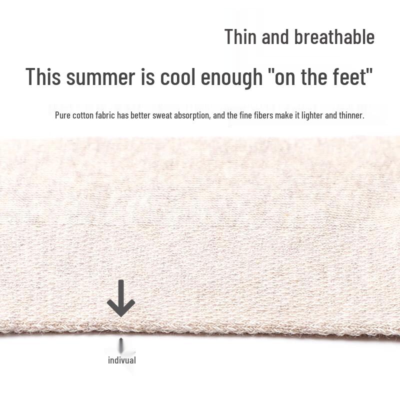 Langsha Men's Mesh Breathable Cotton Boat Socks