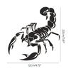 3D Scorpion Car Sticker Vinyl Decal Universal for Car Self-adhesive Auto Styling Decoration Badge Hood Decal Black/White