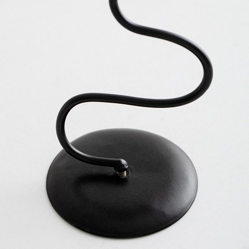 62KD Multipurpose Twisted Iron Holder with Detachable Designs for Easy Storage
