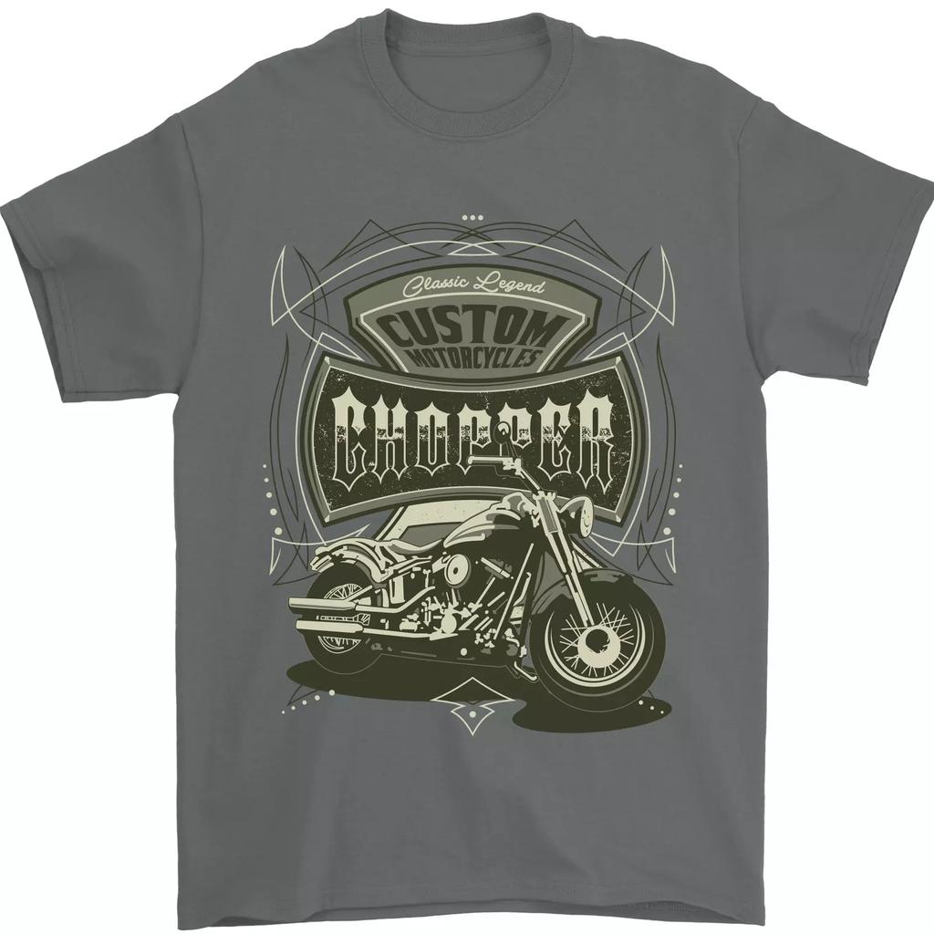 Custom Motorcycles Choppers Biker Motorbike T Shirt
