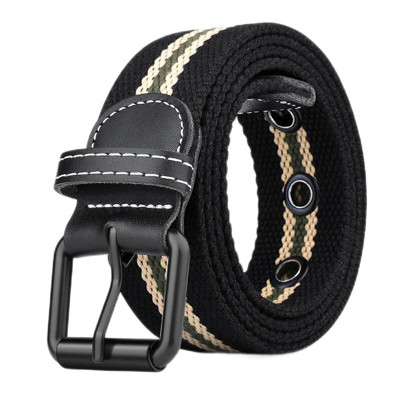 

Men s Canvas Pin Buckle Belt 120cm