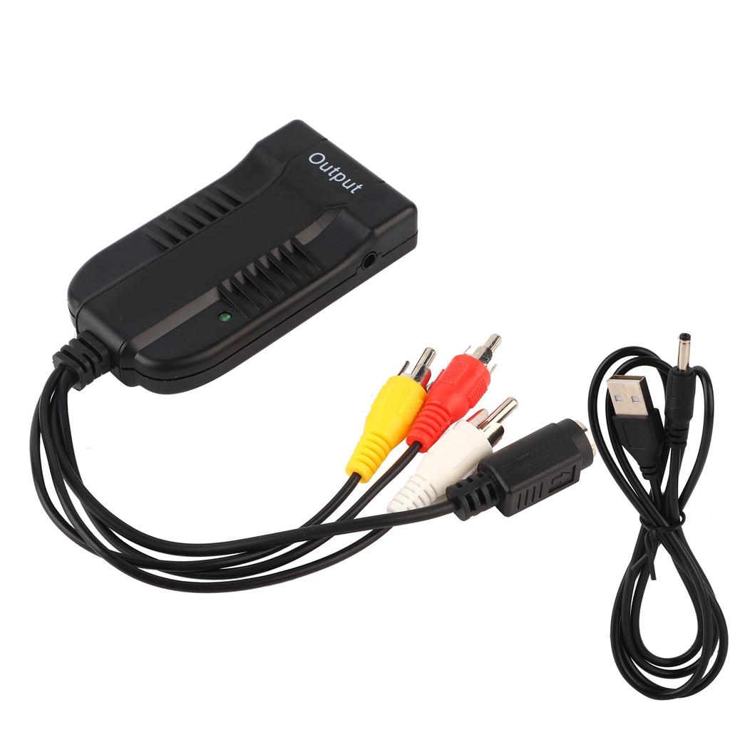 Z51B CVBS SVIDEO To HDMI Converter Adapter Support 720P 1080P High Resolution Plug and Play
