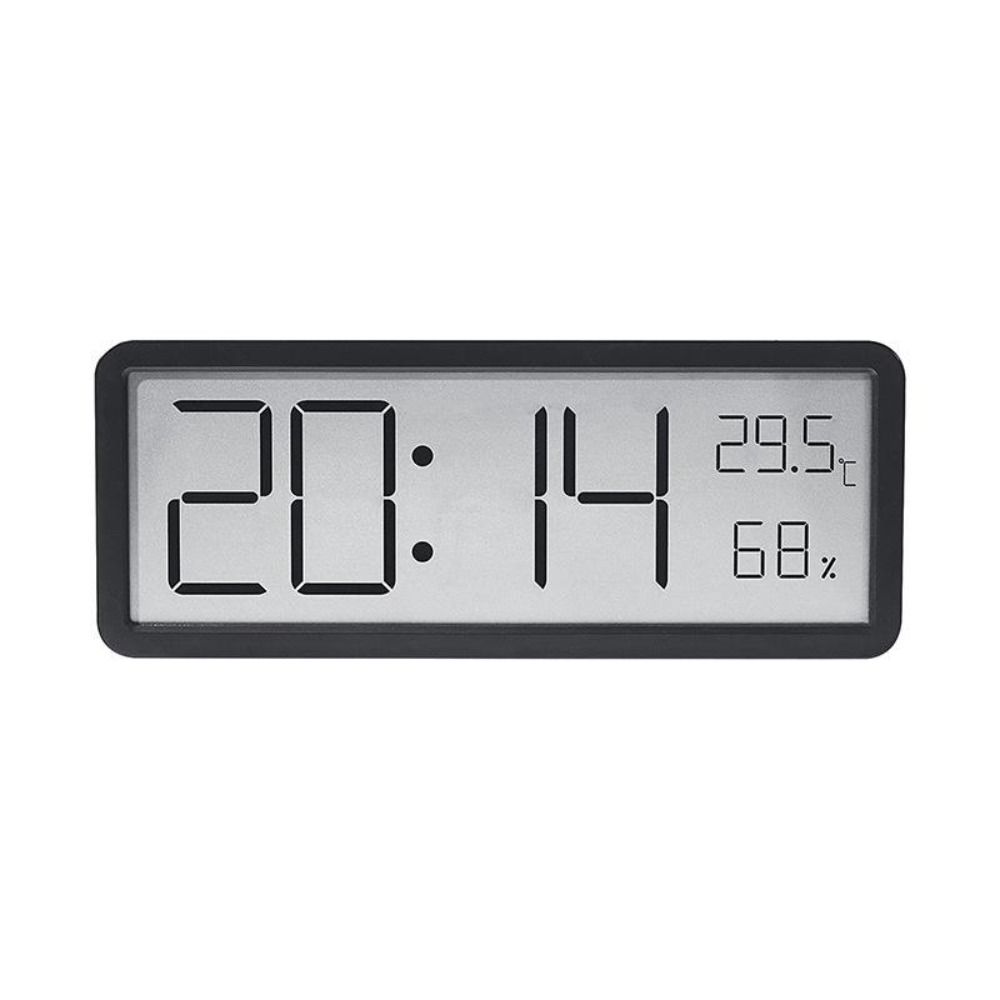 2Colors Humidity Display Electronic Clock LCD Screen Desktop Digital Clock  Home Decor