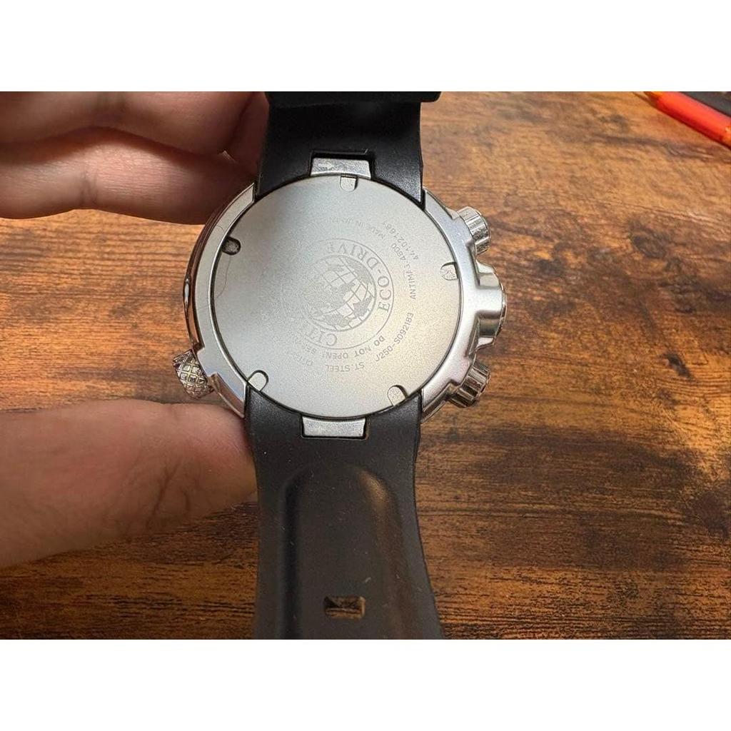 Used CITIZEN Eco-Drive Divers Watch Aqua