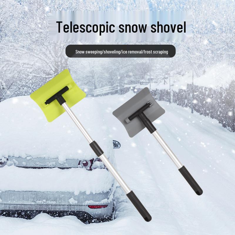 Telescopic Multi-Functional Winter Car Snow Scraper & De-Icing Shovel