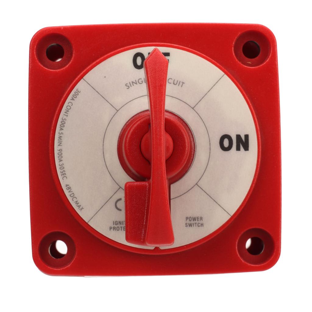 300A DC48V Marine Battery Selector Switch 2 Gear Stud Power ON Off Disconnect Switch for RV Automotive Battery