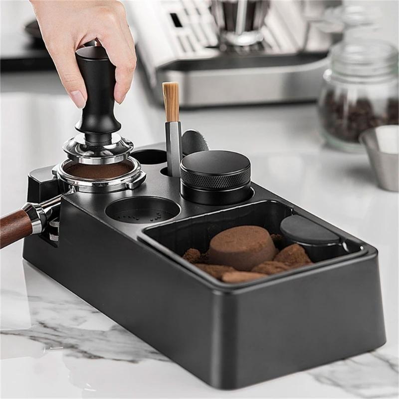 51/53/58mm Coffee Tamper Holder Support Base Espresso Tamper Mat Station Filter Stand  Coffee Accessories