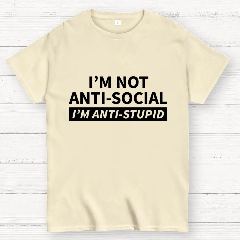 I'm Not A Psychopath I'm A High Functioning Sociopath Cotton Summer Casual Cool Loose T-Shirt