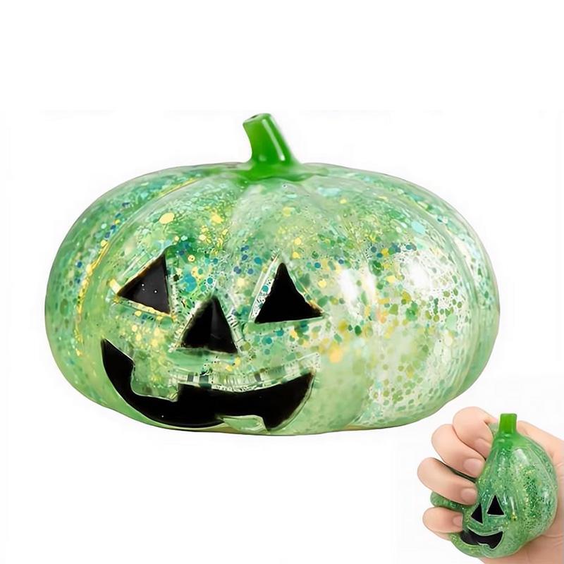 Squishy Maltose Halloween Pumpkin Stress Ball Fidget Sensory Toy for ADHD Autism Slow Rebound Squeeze Toy Adults Halloween Gift