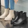 New ArrivalS Open Run Women S Waterproof Chunky Sole Short Rain bootS