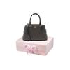 COACH Lillie Cow Leather Handbag , Shoulder Bag , Crossbody Bag Small Women's Dark Brown (Unisex) Handbags 91494 IMAA8