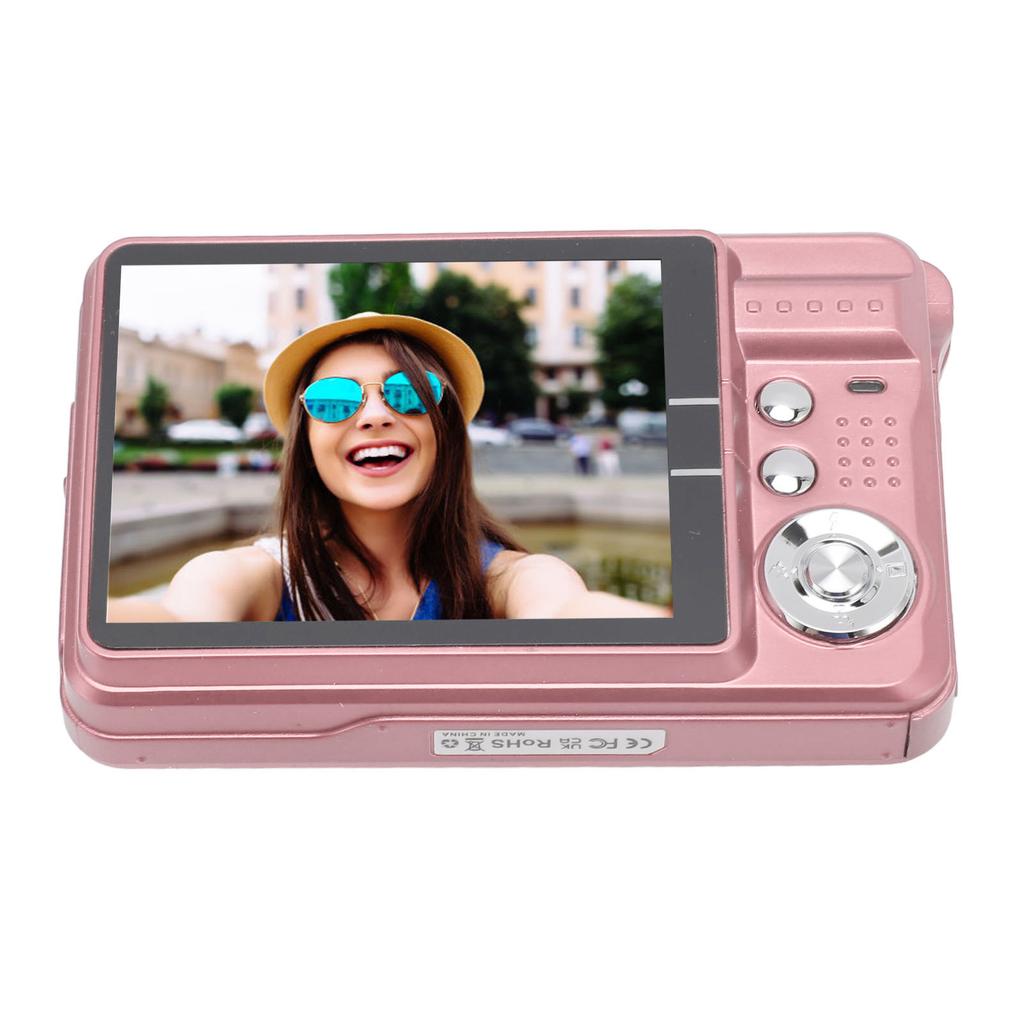 4K Digital Camera 48MP HD 2.7 Inch Screen 8X Zoom Autofocus Auto Beauty Anti Shake Travel Camera with Fill Light for Teens Kids