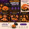 Squishy Pumpkin Shaped Stress Relief Toy with Steamer Basket Design Soft Slow Rising Sensory Squeeze Toy for Kids and Adults Halloween Theme
