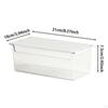 Desk Drawer Storage Solution for Kitchen And Office with Transparent Design