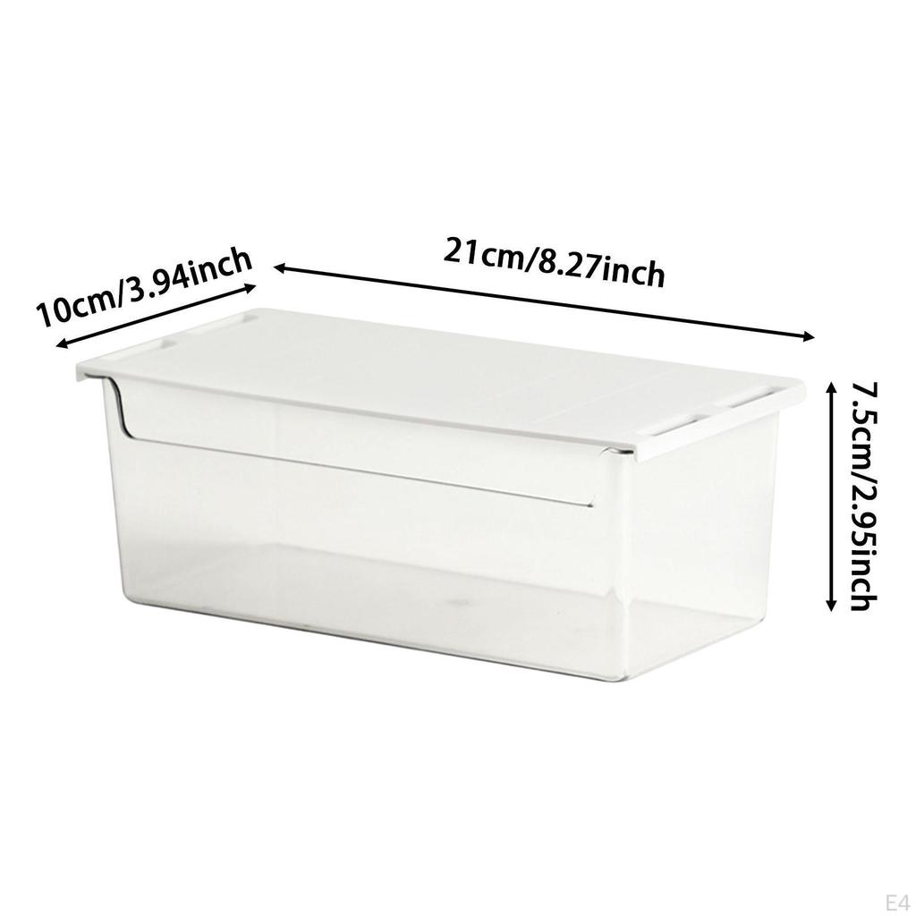 Desk Drawer Storage Solution for Kitchen And Office with Transparent Design