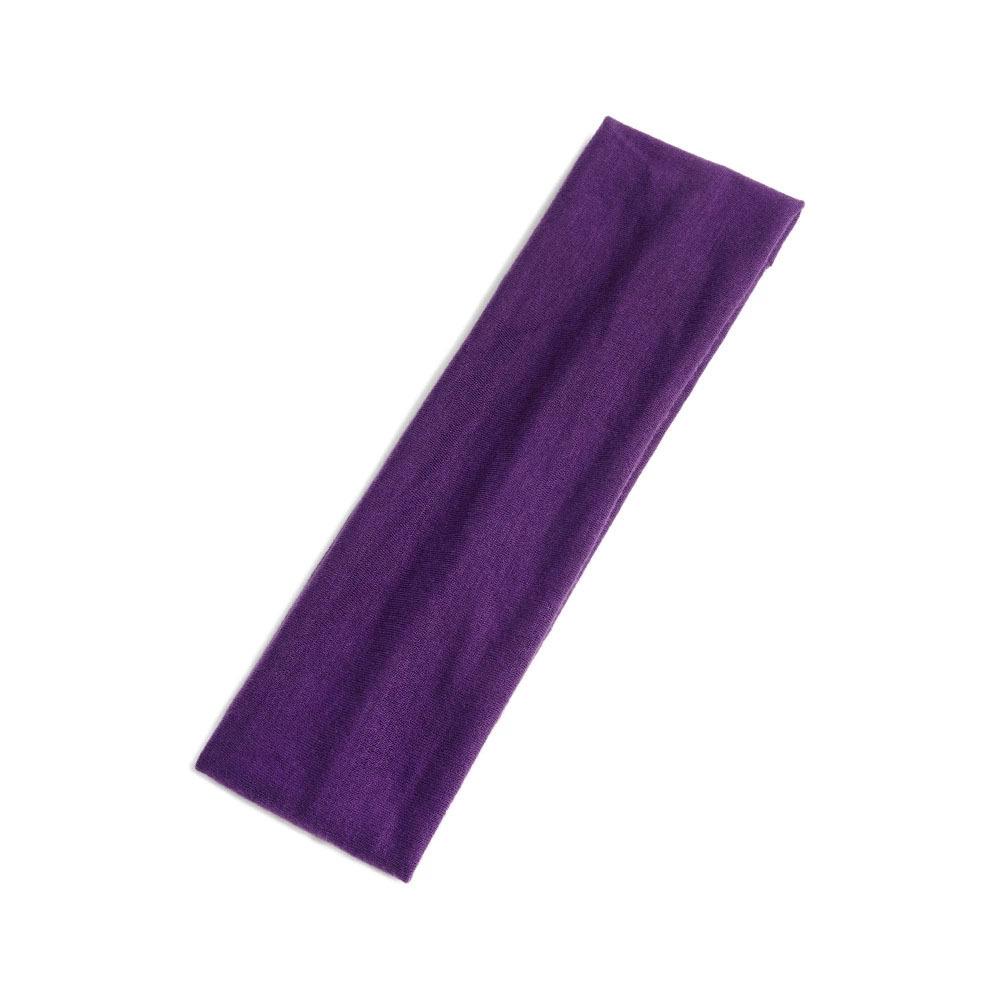 6CM Solid Color Yoga Headband - Wide Edge Elastic Fitness Hairband
