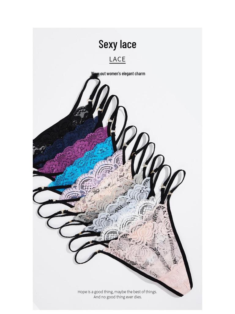 Women's Sexy Seamless Lace Hip-Lifting Thong Panties