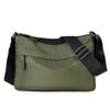Simple Quadrate Shoulder Bag Waterproof Large Capacity Messengers Bag Dacron Crossbody Bag for Man