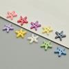 40pcs Creative Imitation Shell Buttons Colorful DIY Buttons Starfish Buttons  Cardigan Sweater