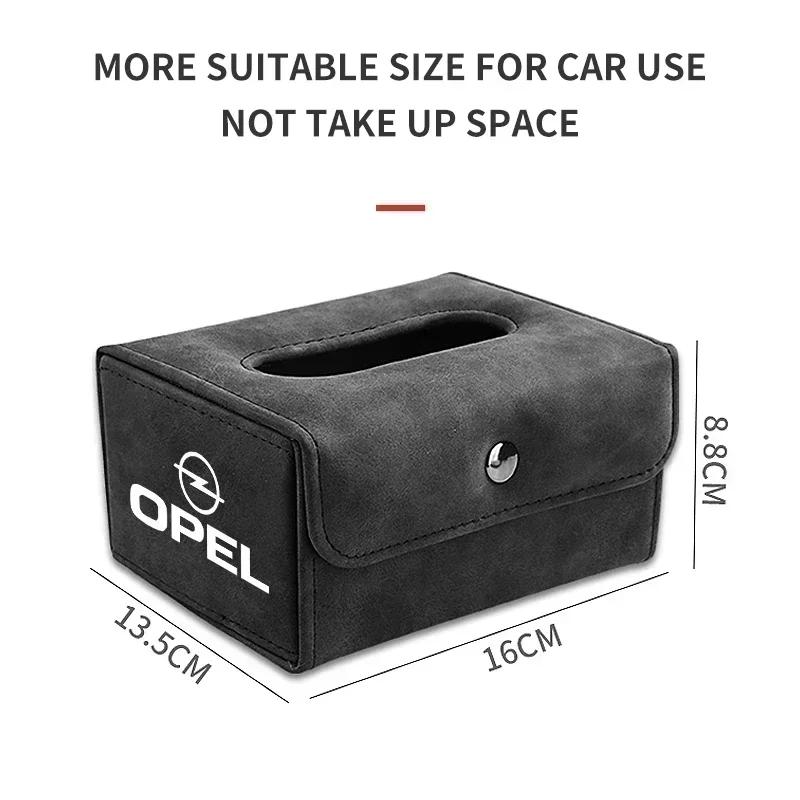 AAHG1 Car Interior Tissue Box Paper Towel Storage Case For Opel Meriva Corsa Astra Vivaro Signum Insignia Mokka Adam Combo Junior