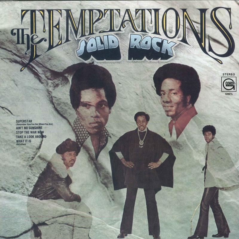 

LP Record TEMPTATIONS - Solid Rock G961L Gordy 2015 US Soul/Funk