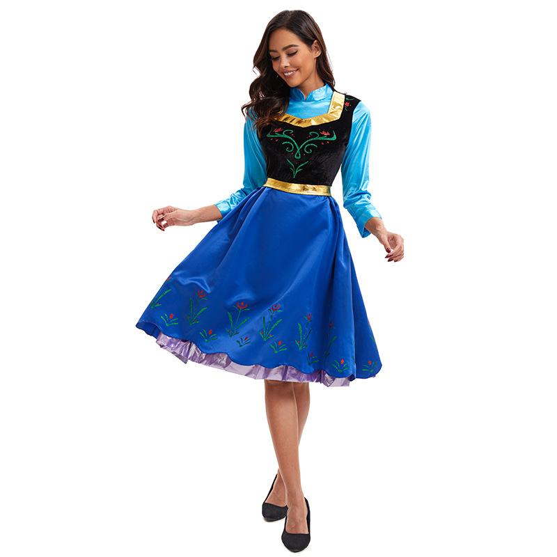 Cosplay Fairy Tales Frozen Princess Anna Costume Dream Costume Stage Costume