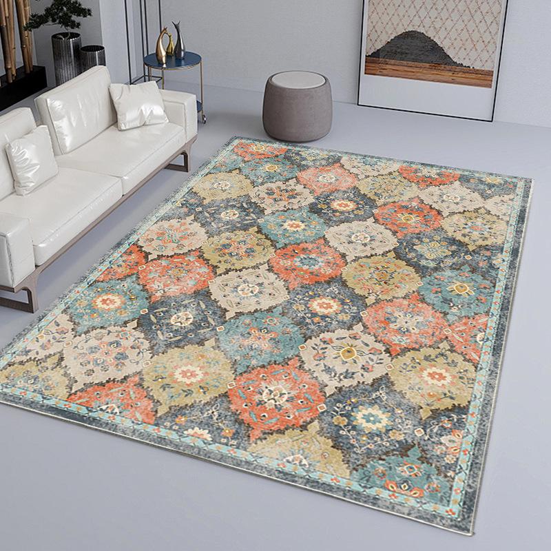 American Style Carpet Living Room Bedroom Bedside Carpet Foldable Carpet
