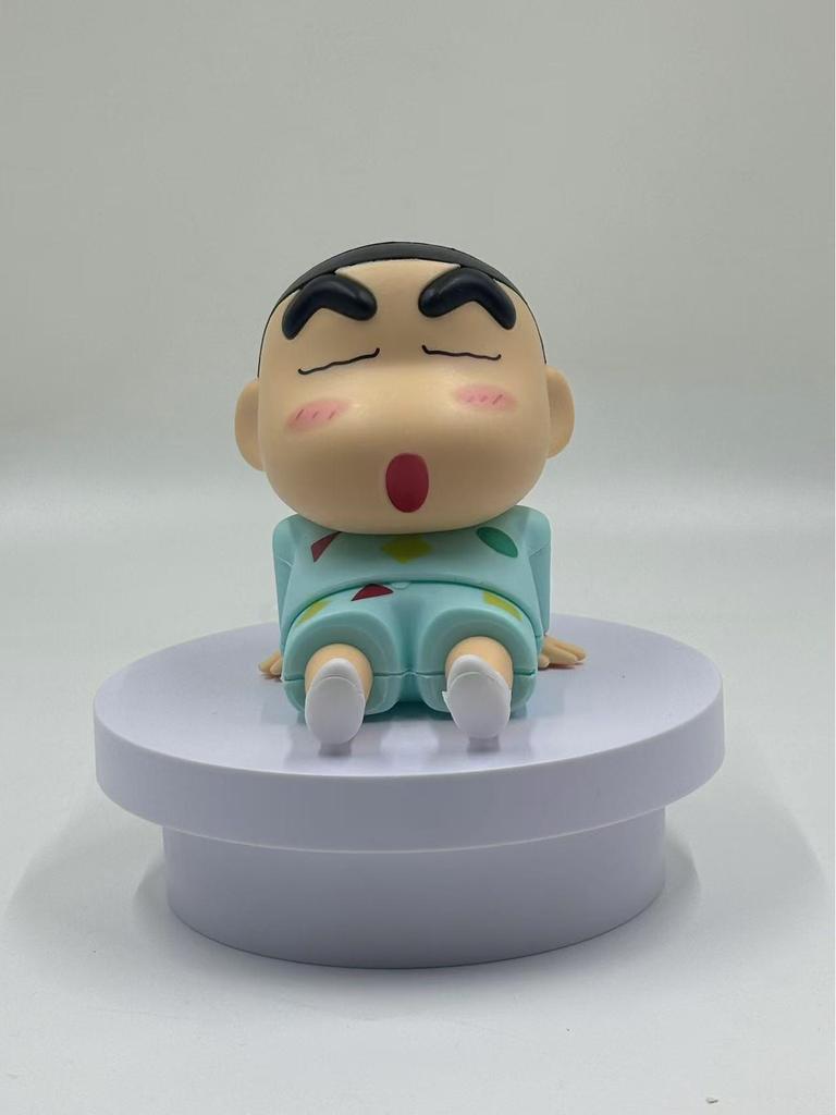 Crayon Shin-chan Suport mobil Figurină Anime Ornament pentru desktop Cadou