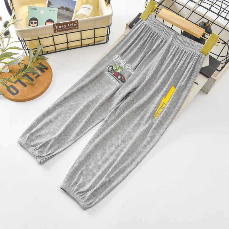 Kids' Anti-Mosquito Cotton Pants: Summer Cool, Lightweight, Versatile Casual Wear for Boys and Girls