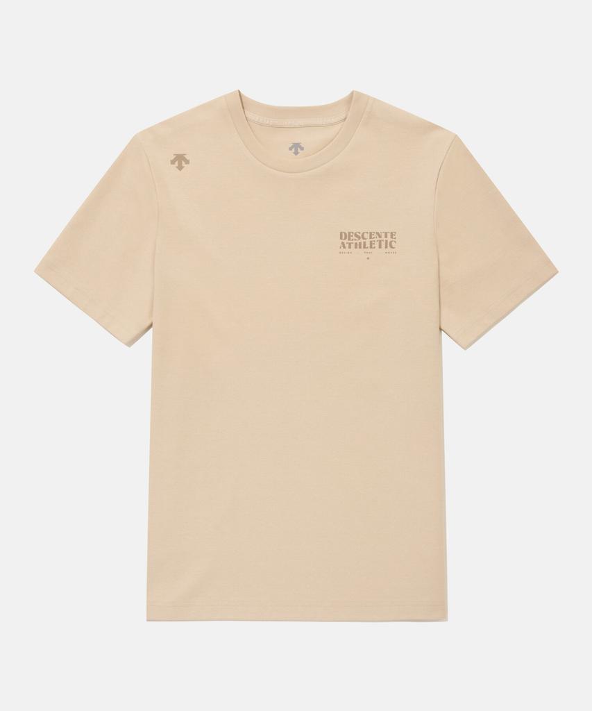 DESCENTE Movement Sorona Cool Comfort Fit Short Sleeve T-Shirt Beige Sr323Uts75