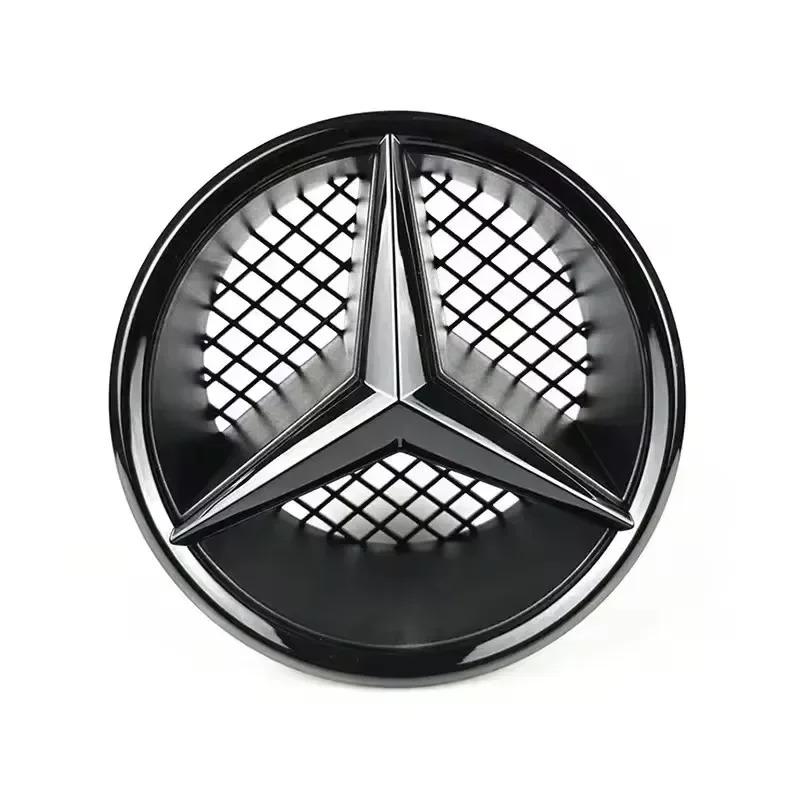 For Mercedes Benz 3D Car Grill Emblem Star Badge Front Grill Logo W204 W205 W213 X253 A B C E S CLA GLB GLC GLE GLS Accessories1 OX4