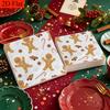 20pcs Disposable Napkins with Christmas Candy Pattern Print for Wedding,Parties,and Daily Use for Thanksgiving Fall Christmas Table Decoration