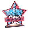 Artistic Wooden Star Desktop Ornament July 4th American Flag Table Display For National Holiday Decors