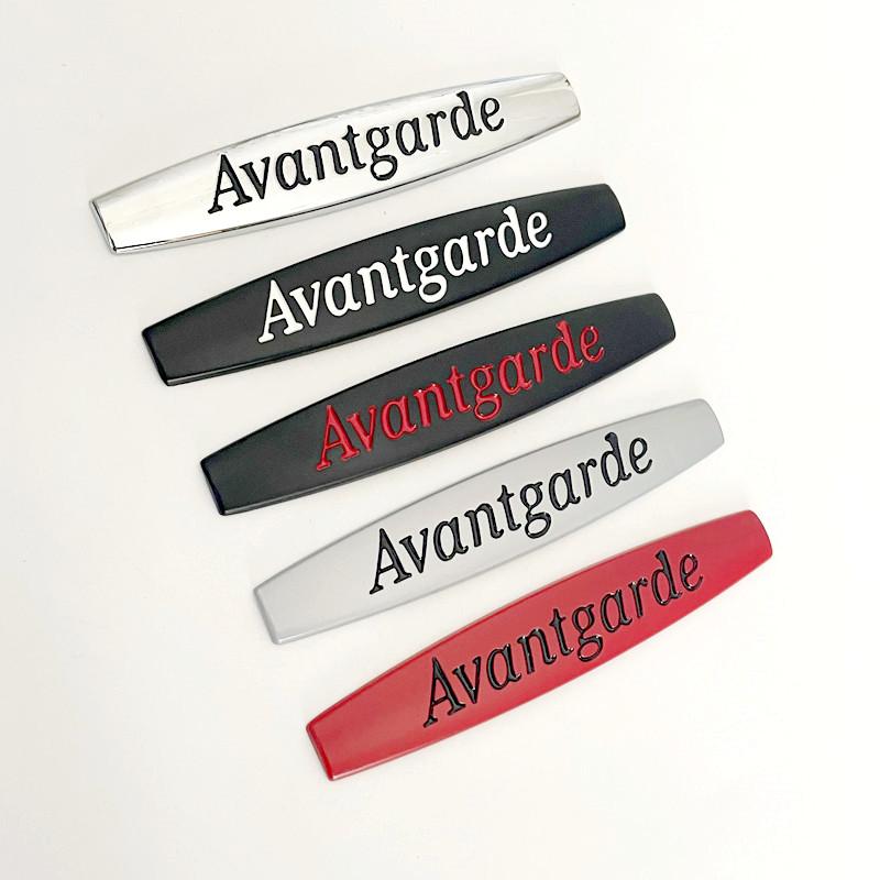3D Metal Logo Avantgarde Emblem Car Fender Badge For Mercedes Benz W205 W211 W212 W203 W204 Avantgarde Sticker Accessories DF5